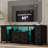 10-Drawer TV Stand with Fabric Drawers, Power Outlets, and Open Shelves, Entertainment Console for TVs up to 75"