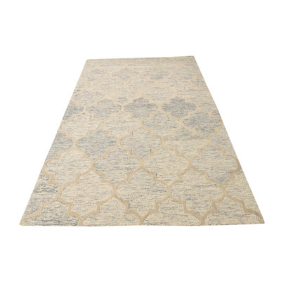 Tapis bleu clair 5x8 Pineland