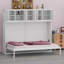 Lit escamotable mural avec armoires de rangement-586750292