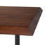 Table de salle à manger Hylan l 72 po en bois de manguier massif de style contemporain avec pieds en métal-2038053472