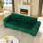 Boneless Corduroy Upholstered 3 Seat Sofa Couch-1643143820