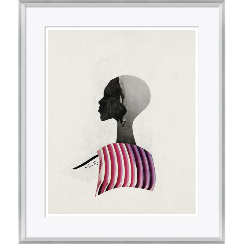 Textile Women In Fashion Giclee Print by Yuki Osada, 26.5'' H x 22.5'' W x 1.75'' D