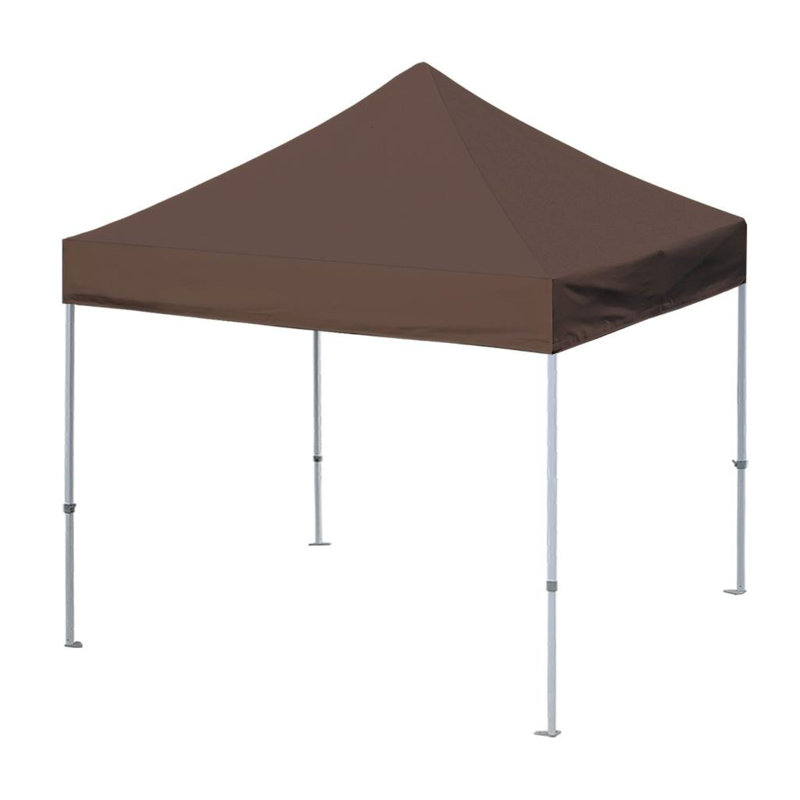 Amaziyah 96 Ft. W x 96 Ft. D Steel Pop-Up Canopy, Brown, 8ft x 8ft