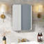 Aluminum Framed Rounded Rectangle Mirror, Wall Mounted Bathroom Vanity Mirror, Modern Horizontal/Vertical Entryway Wall Mirror-1058387005-1058387003