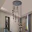 Lustre suspendu industriel moderne à lumières multiples