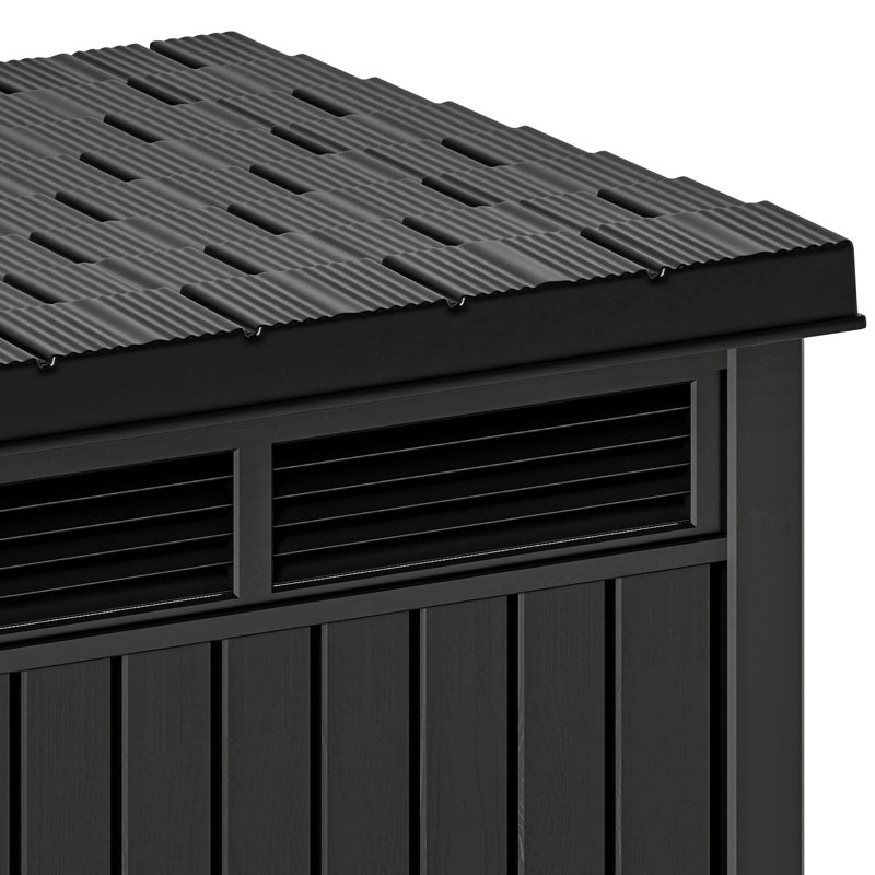  Niche pour chien en plastique, chenil intérieur pour chien avec toit relevable et bonne ventilation pour les chiens de taille moyenne