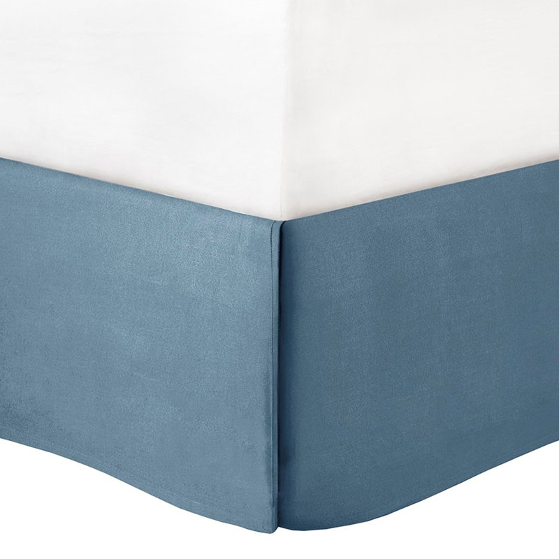 Édredon en coton bleu grand 8 pièces - réversible, style chic décontracté, motif floral non réversible, motif floral