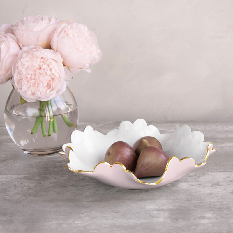 Encanto Colette Small Bowl, Camellia;White
