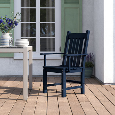 Laguna Plastic Outdoor Dining Armchair