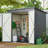 All Weather Outdoor Tool Cabinet 6X4 Ft - Black, Build 6'X4' Pet House Spacious Interior