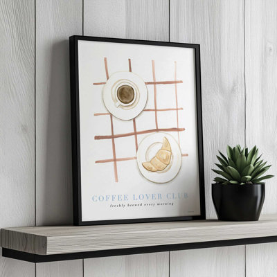 Coffee Lover Club by Rachel Nieman Art Print