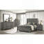 Lit de style moderne en bois gris-114228967