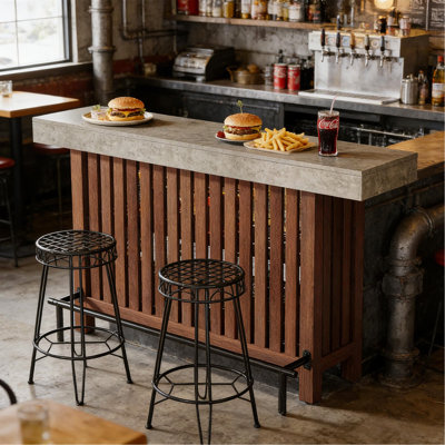 Table basse, unité de bar, table de bar
