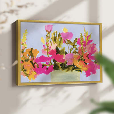 Fleurs saturées de printemps I - reproduction encadrée - réarmable