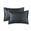 Microfiber Striped Bedding with Pillowcases-67711185-67711181