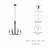 Modway Rekindle 6-Light Chandelier-2129498472