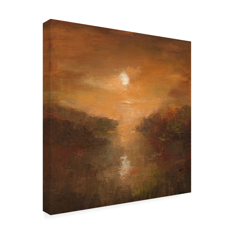 «Early Rising» sur toile, H 18 po x l 18 po x P 2 po