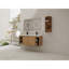 Meuble-lavabo mural 48 po avec double lavabo et support de rangement, portes à fermeture douce, armoire de rangement 00612IMO-07348IMOX (KD-Packing)
