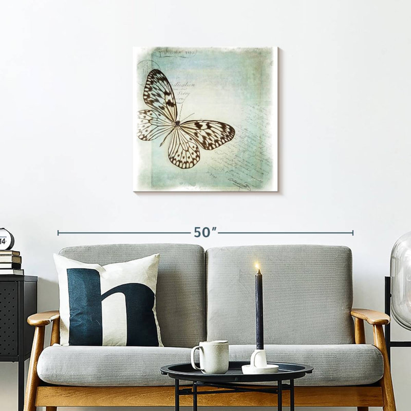 Brampt Floating Butterfly I, 24" H x 24" W