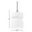 Leni Ceramic Hourglass Single Pendant-122686072-122571613