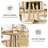 31.5-inch Round Dining Table For 2-4, Farmhouse Small Kitchen Table For Dining Room, Small Space