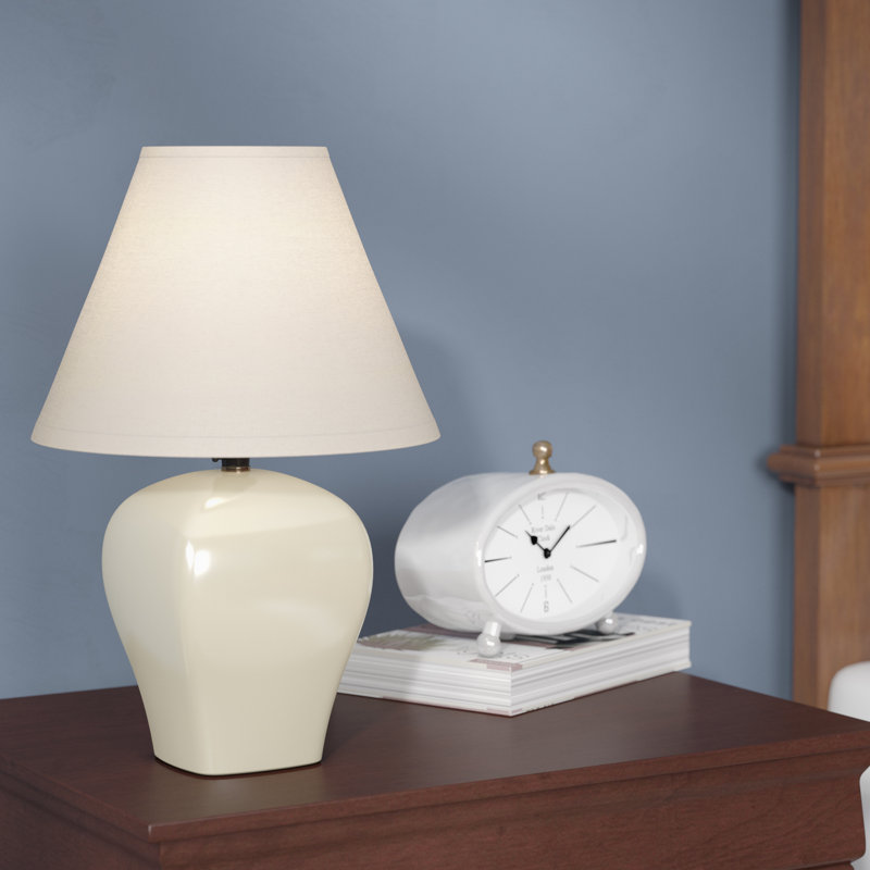Ceramic Lamp, Ivory