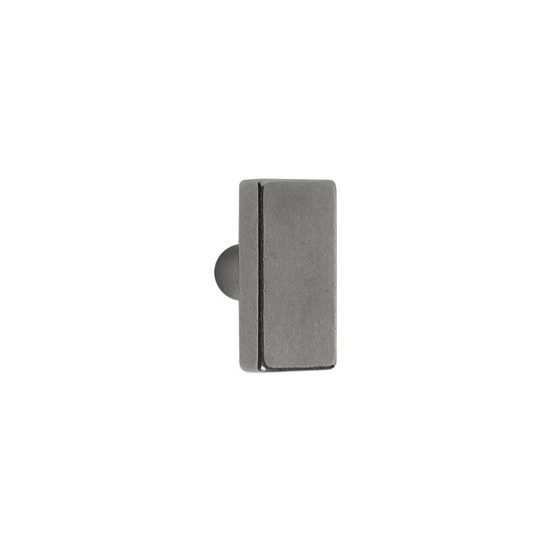 Bronze Rectangular Knob, White Bronze Medium
