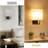 1-light Fabric Hallway Wall Sconce Indoor Light Fixture