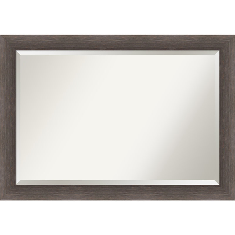 Miroir de salle de bain Jarid, Marron foncé, 28,75 po x 40,75 po