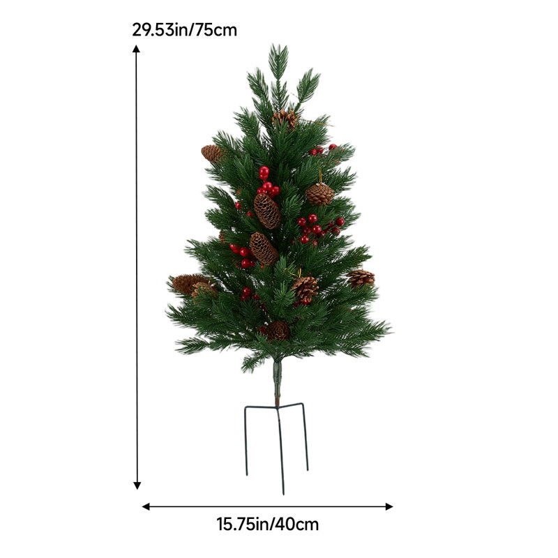 2.46' H Lighted Artificial Christmas Tree