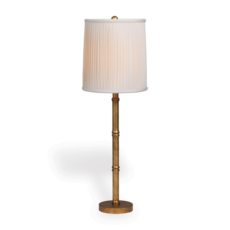 Lauderdale Buffet Table Lamp Set, Antiqued Gold Leaf