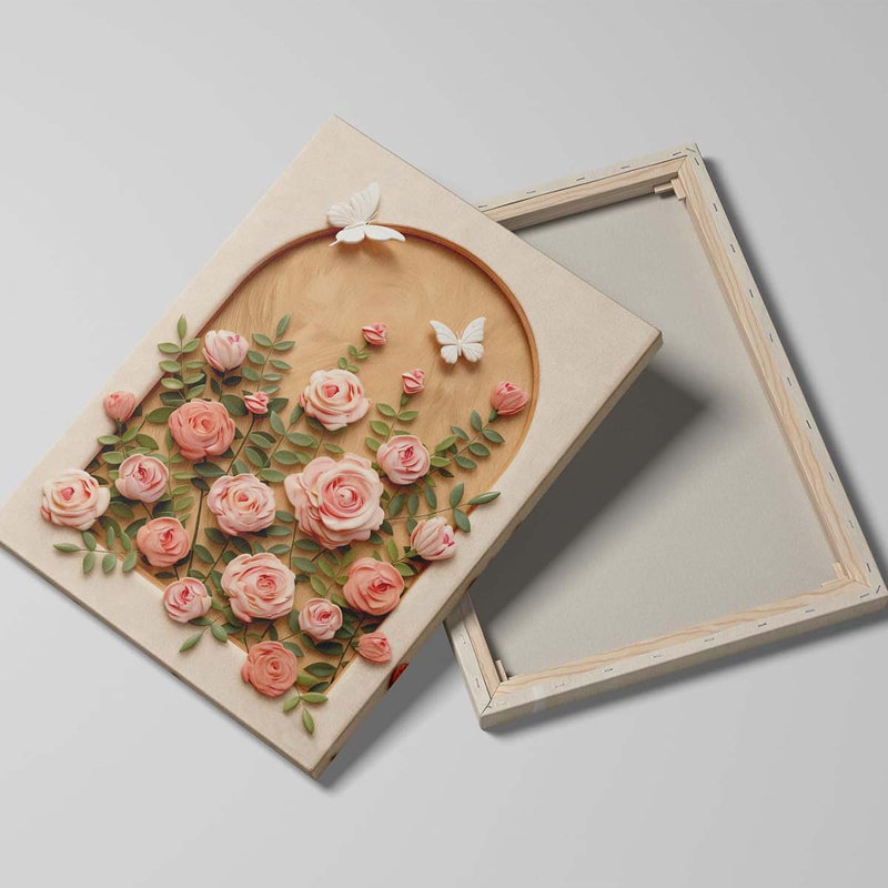 Wrapped Canvas Print, Brown, 40 cm H x 30 cm W