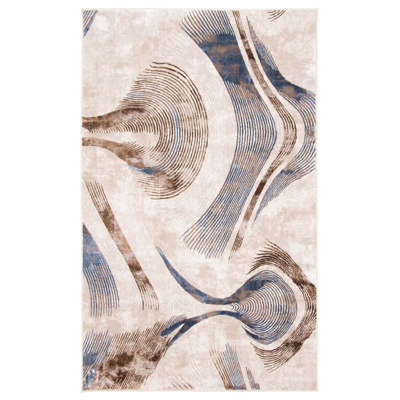 Amara Taupe Rug, Rectangle 5' x 8'