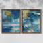 «Spring Winds I», reproduction encadrée de qualité supérieure - prête à être accrochée - aucun clou requis - aucun clou requis-1197591668-1197591671
