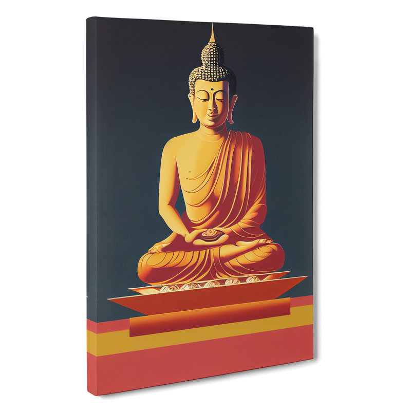 Splendorous Buddha - Wrapped Canvas, 60cm H x 40cm W x 3cm D