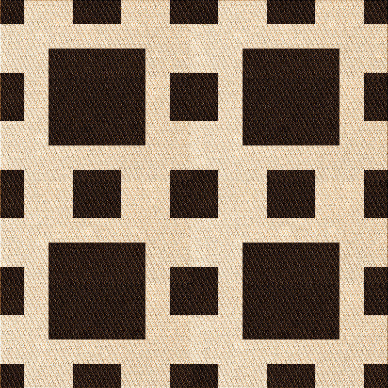 Performance Wool Geometric Indoor Rug, Square 4'