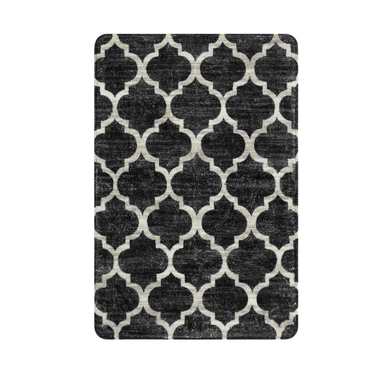 Tawann Classic Moroccan Machine Washable  Area Rugs with Non-Slip Backing Perfect for Living Room, Dining Room, Bedroom Decor