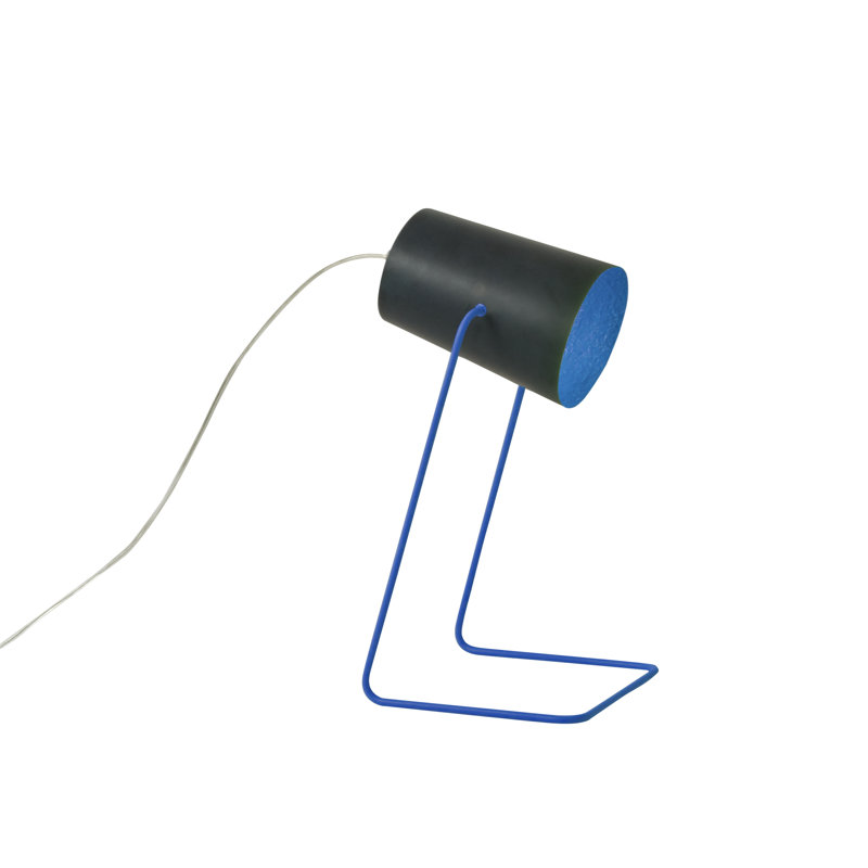 Adjustable Metal Desk Lamp, Blue