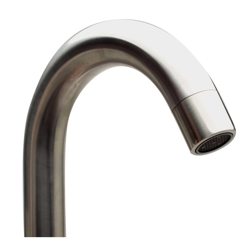 1 Handle Floor Tub Filler with Diverter, Brushed Nickel