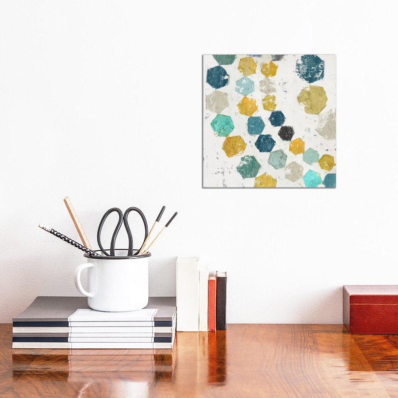 Hexagon I by Edward Selkirk - Wrapped Canvas Print, 30.48 cm H x 30.48 cm W