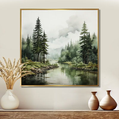 Pine Tree Silent Wilderness - Print