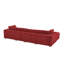 Canapé modulaire réversible en velours côtelé-129205066-129205069