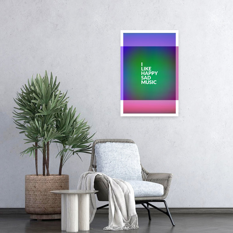 Art contemporain abstrait coloré, H 24 po x l 16 po