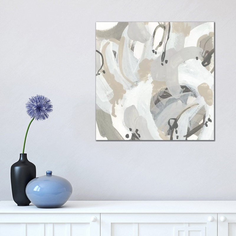 Oscillate IV by June Erica Vess - Wrapped Canvas Painting, 45.72 cm H x 45.72 cm W x 1.91 cm D