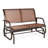 Alista 48.5 " W Metal Outdoor Glider Bench
