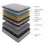 Matelas en mousse à mémoire de forme hybride et rafraîchissant de 12 po à ressorts hybrides et isolant de mouvement-1662070806