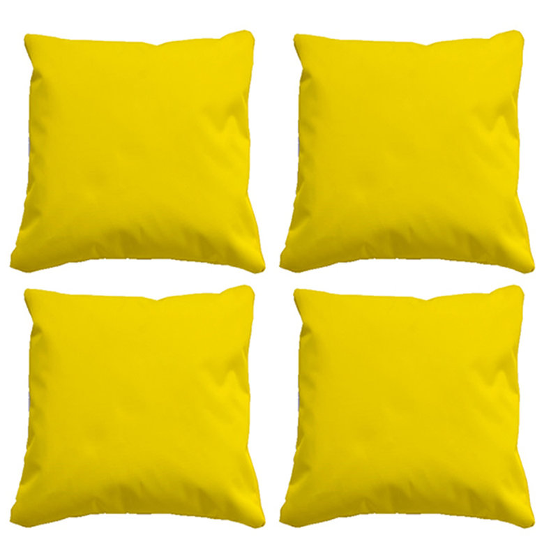 Garden Dining Chair Cushion, Yellow