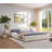 Upholstered Bed Frame with Thick Fabric-901659410