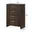 Commode contemporaine à 4 tiroirs 1Pc