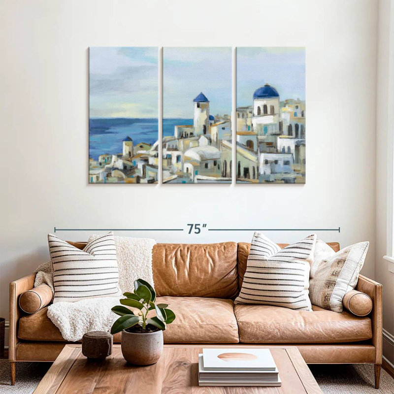 Sebbie Santorini View I, H 36 po x l 57 po